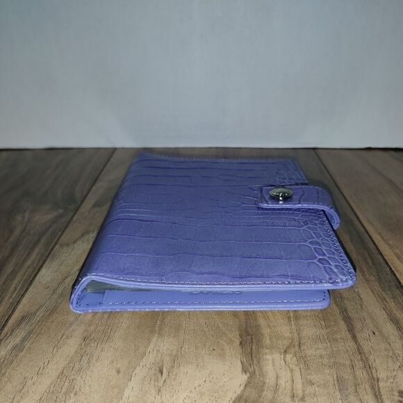 Express Photo Album Purple Faux Leather With Snap Closure - Picture 5 of 6